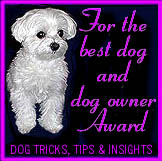 Best Dog and Dog Owner Award medium pink