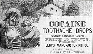 cocaine tooth drops